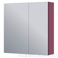 Шкаф с зеркалом Aquaform Amsterdam бордовый (600x600x160)