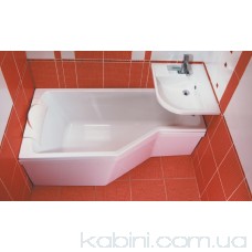 Асиметрична акрилова ванна RAVAK BeHappy (160x75)
