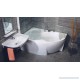 Асиметрична акрилова ванна RAVAK Rosa II (150x105)
